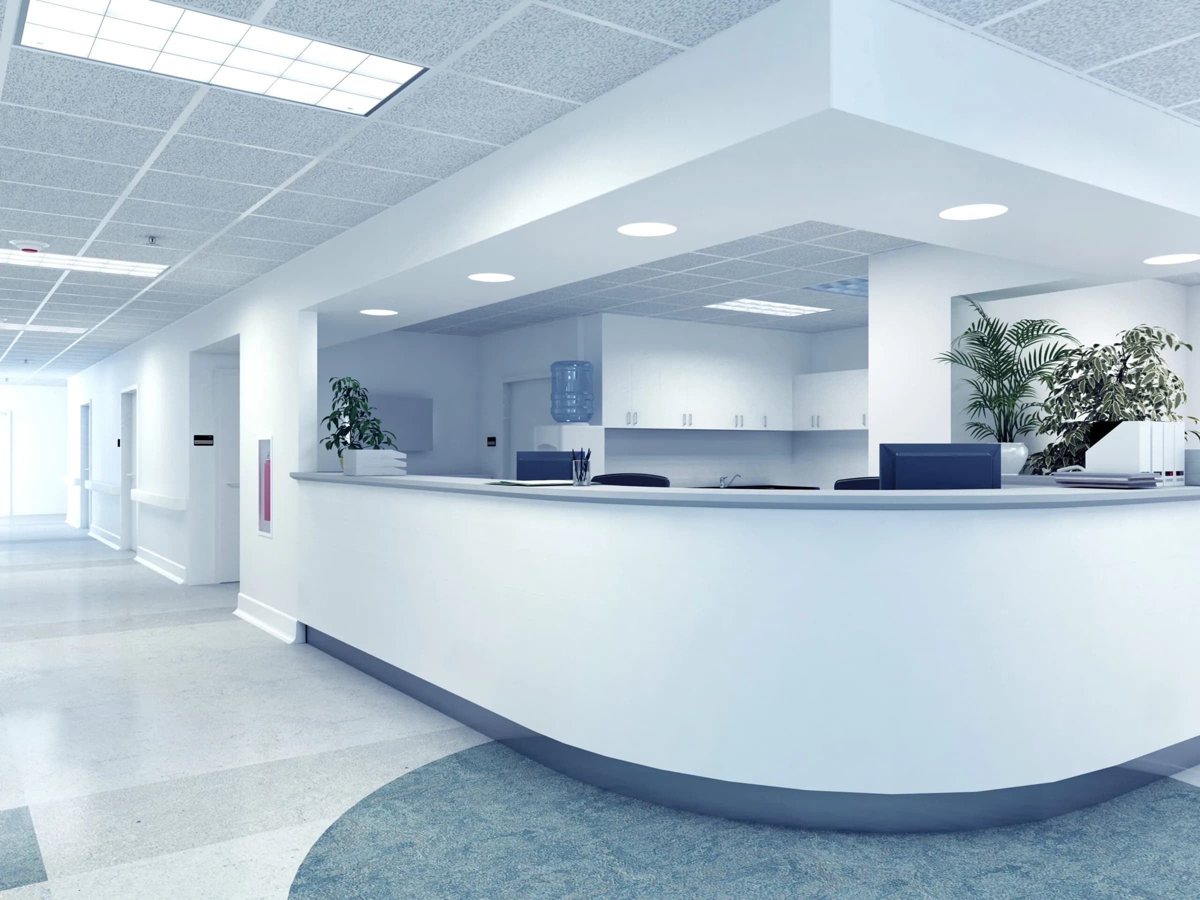 Modern hospital ward